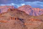 USA, Texas, Big Bend National Park. Chisos Mountains at sunset. Art Print
